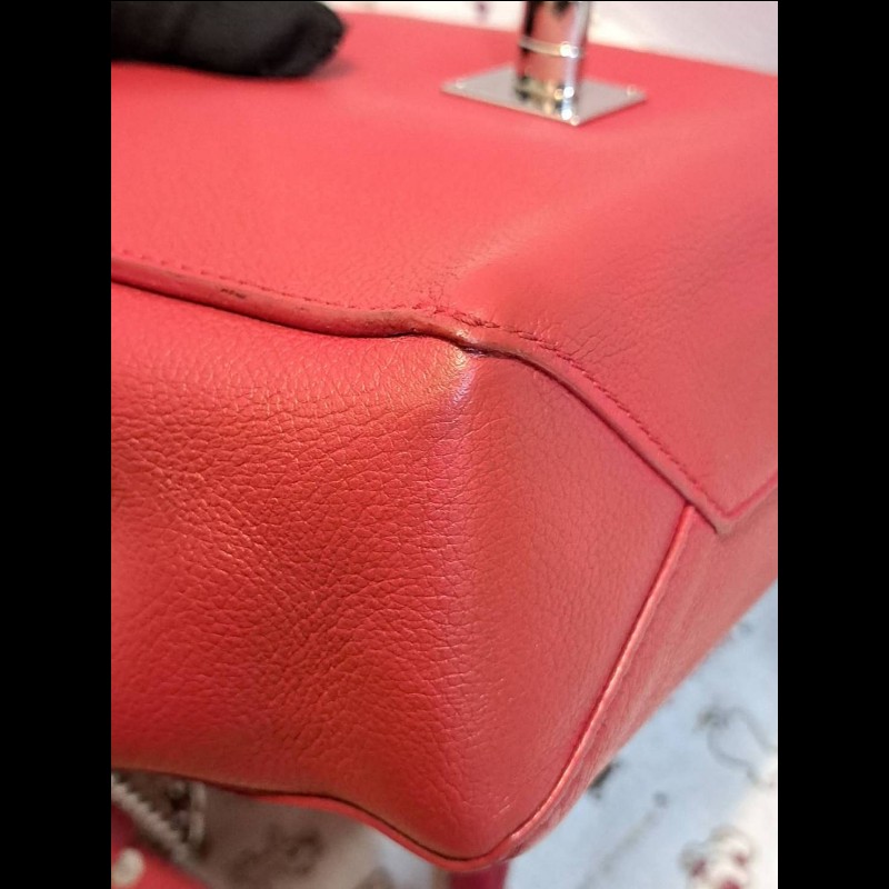 💜 LV Lockme bag 紅色-10