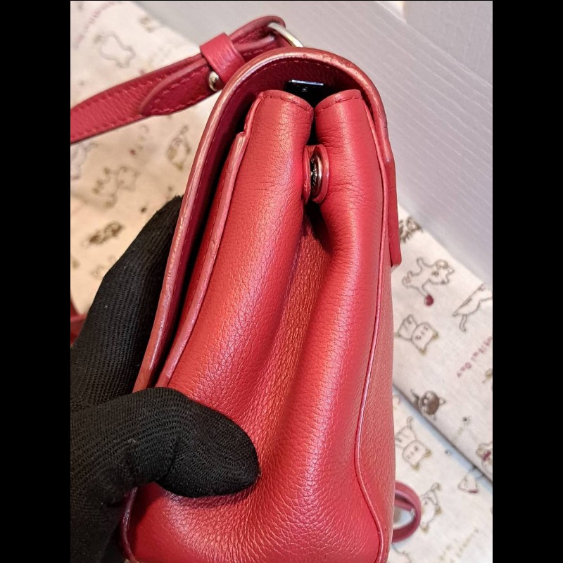 💜 LV Lockme bag 紅色-12