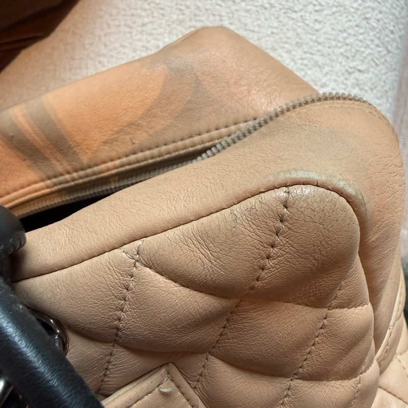 Chanel 黑米色經典康朋包-5