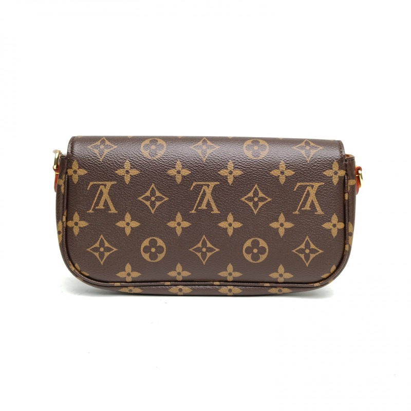 LOUIS VUITTON IVY鏈條腋下包老花PVC金扣晶片-2