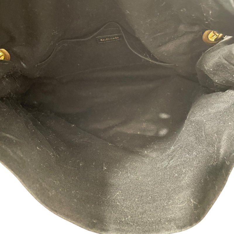 BALENCIAGA 巴黎世家 765945 MONACO MEDIUM 鍊條肩背包 中號 皮革 黑色 金釦-13