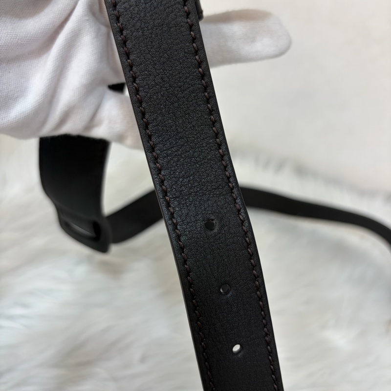 GUCCI 208468 深咖 金釦 牛皮 壓紋 公事包 手提包 電腦包-59