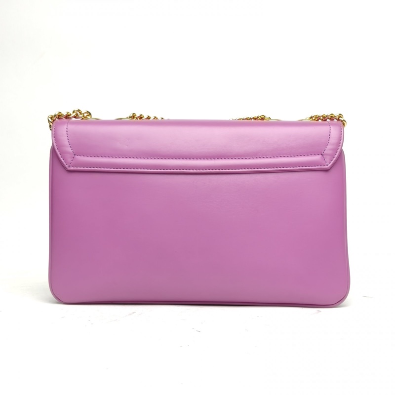 GUCCI 紫色牛皮金扣Zumi虎頭信封包27-2