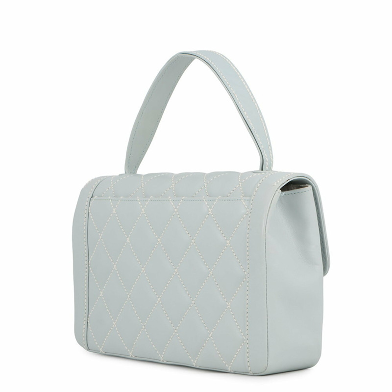 香奈兒手提包,野性縫線,絎縫,Coco標誌,羊皮,香奈兒女士手提包。-1