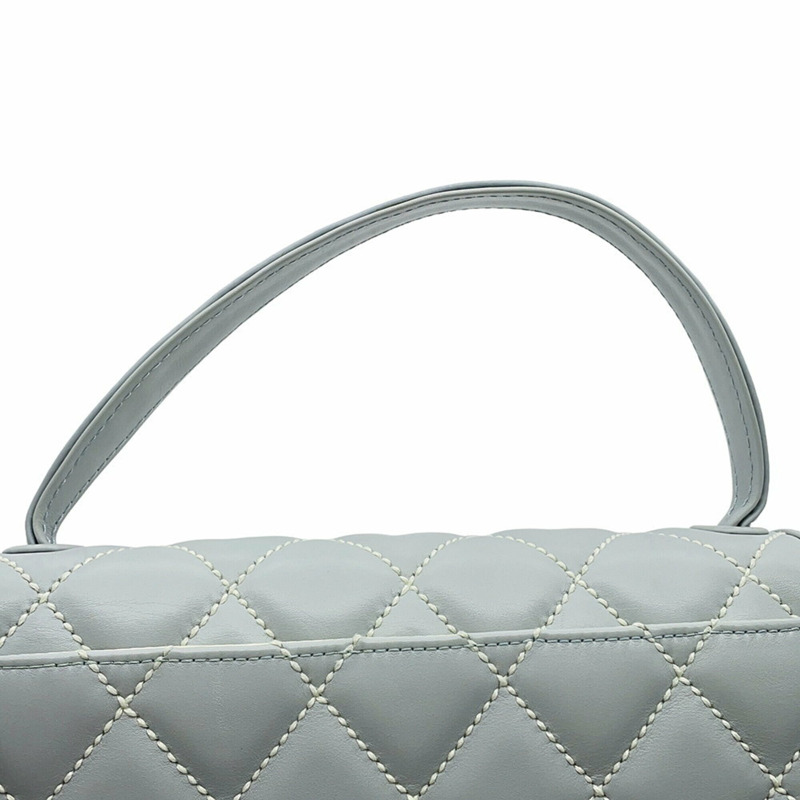 香奈兒手提包,野性縫線,絎縫,Coco標誌,羊皮,香奈兒女士手提包。-9