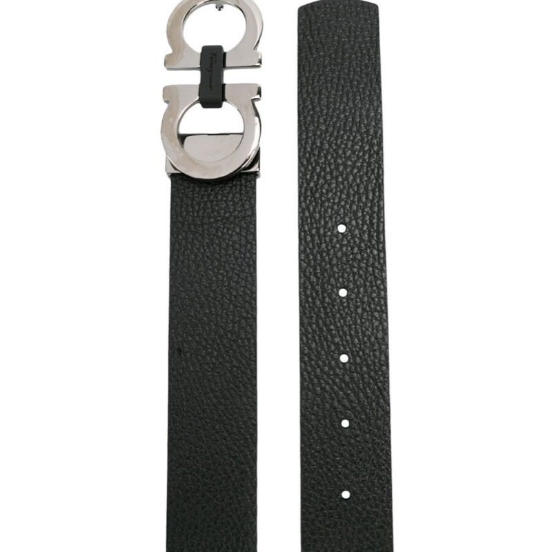 Salvatore Ferragamo 男士 Gancini雙面搭扣腰帶80 85 90 95 100 105 110 115碼3.5cm-2