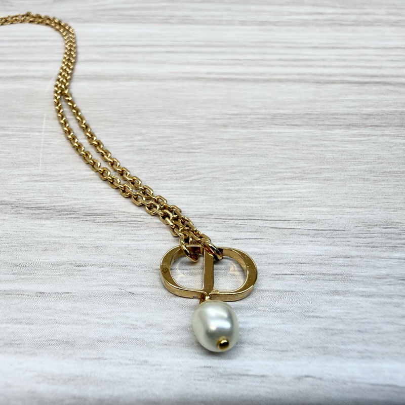 DIOR✨金色珍珠Petit CD項鍊/N1390PTCRS-2