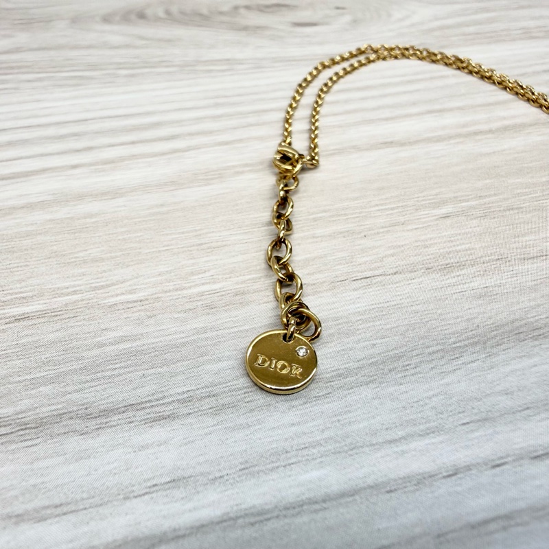 DIOR✨金色珍珠Petit CD項鍊/N1390PTCRS-4