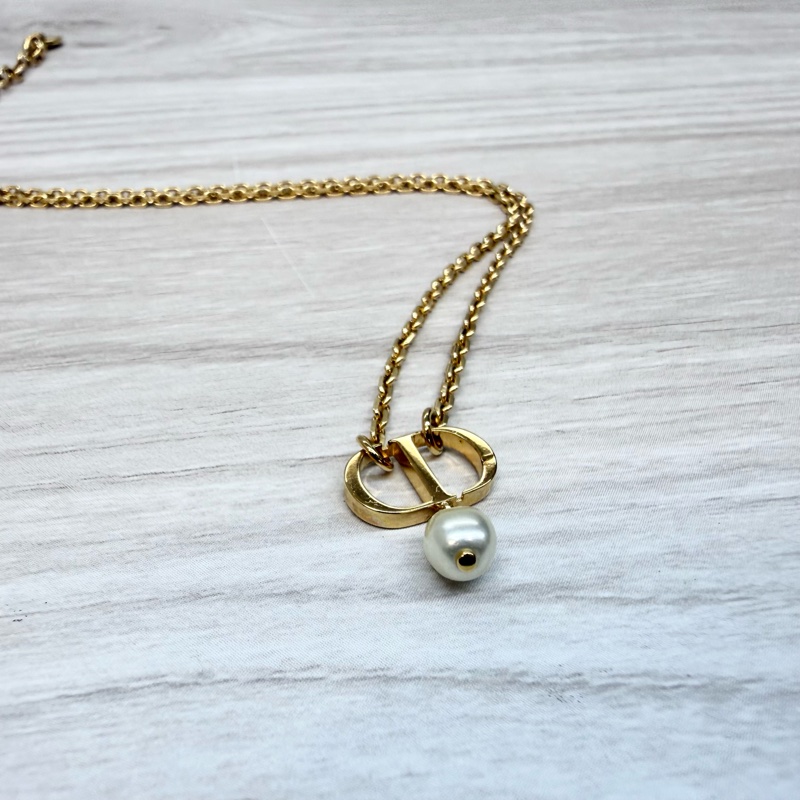 DIOR✨金色珍珠Petit CD項鍊/N1390PTCRS-5