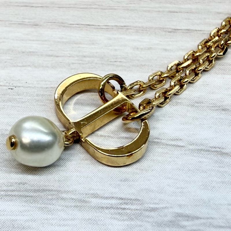 DIOR✨金色珍珠Petit CD項鍊/N1390PTCRS-11