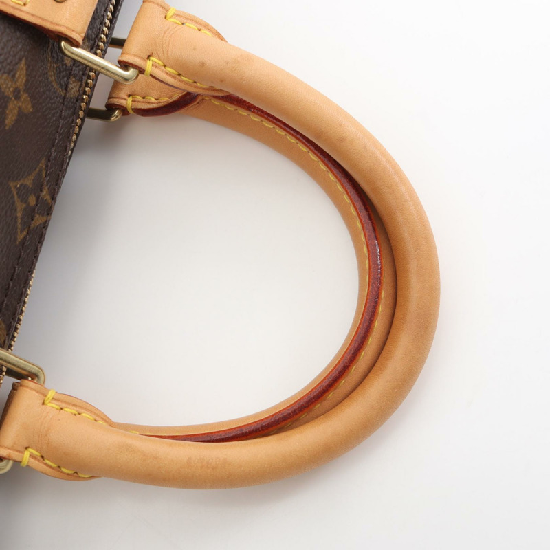 路易威登 Speedy 25 手提包 M41528 Monogram 帆布皮革棕色二手女士-5