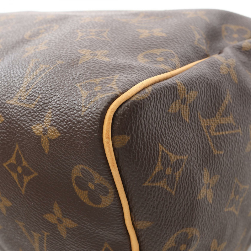 路易威登 Speedy 25 手提包 M41528 Monogram 帆布皮革棕色二手女士-7