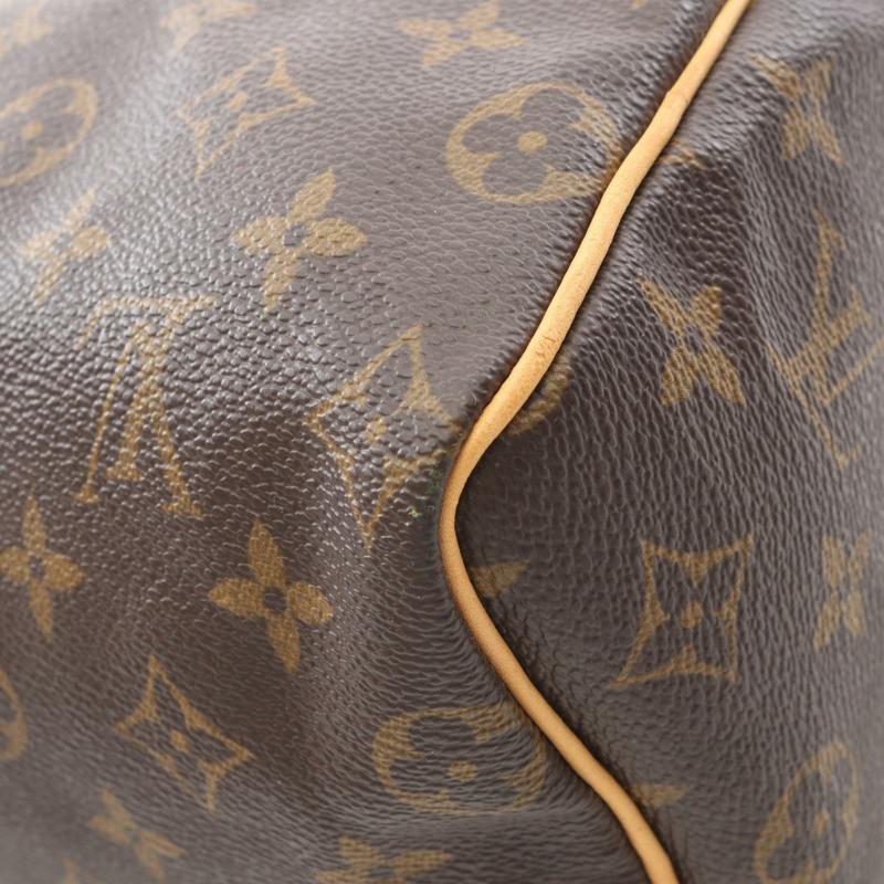 路易威登 Speedy 25 手提包 M41528 Monogram 帆布皮革棕色二手女士-8