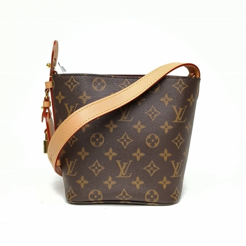 LOUIS VUITTON ALLINBB小號老花印花手袋Monogram塗層帆布