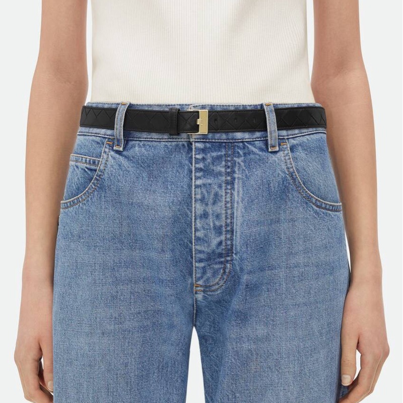 Bottega Veneta 女士 Watch Intrecciato編織腰帶70 75 80 85 90 95碼2.5cm-2