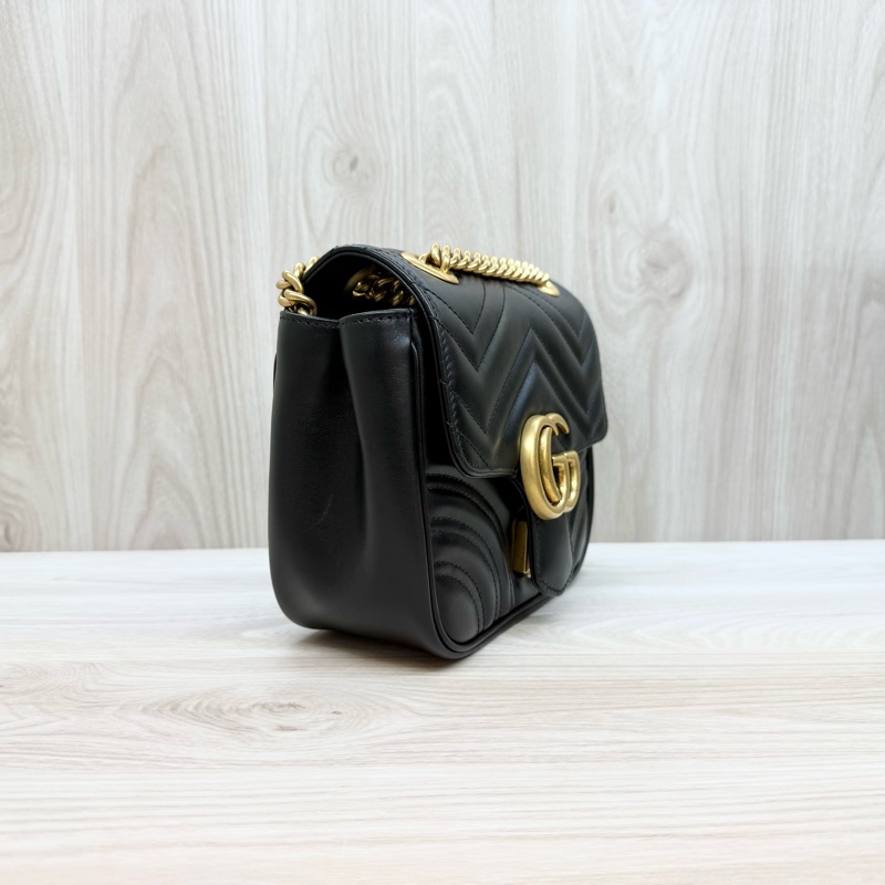 GUCCI🖤黑金Mormont方形肩背包739682-4