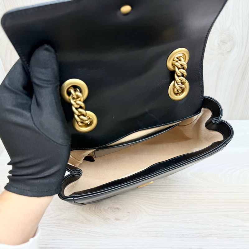 GUCCI🖤黑金Mormont方形肩背包739682-8