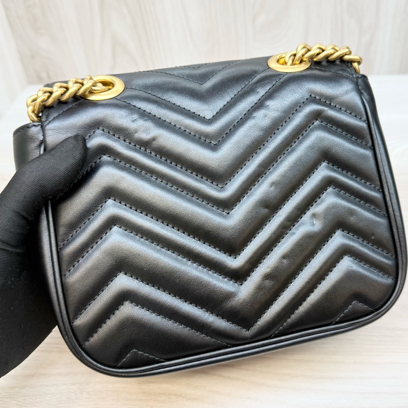 GUCCI🖤黑金Mormont方形肩背包739682-11