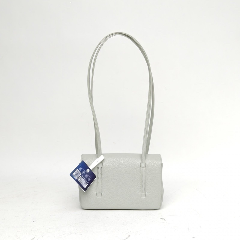 CHANEL 26P長手柄cocomini單肩包淺綠色荔枝牛皮金扣-2