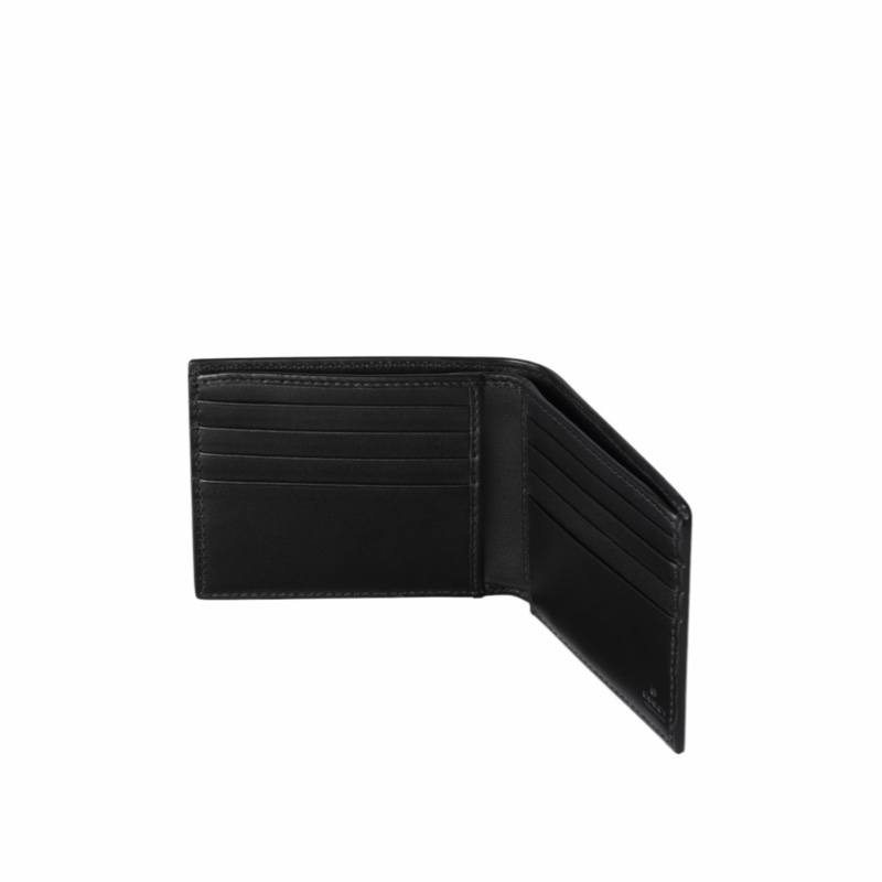 Gucci 男士 GG Emblem 雙折錢包均碼碼11cm*9cm-2