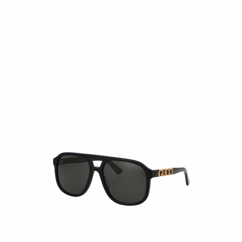 Gucci 男女同款 徽標太陽鏡58碼橋寬: 1.7cm; 鏡腿長: 14cm; 鏡片直徑: 5.8cm-0