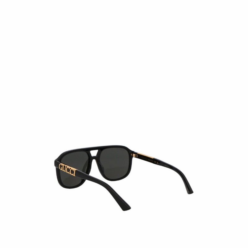 Gucci 男女同款 徽標太陽鏡58碼橋寬: 1.7cm; 鏡腿長: 14cm; 鏡片直徑: 5.8cm-2