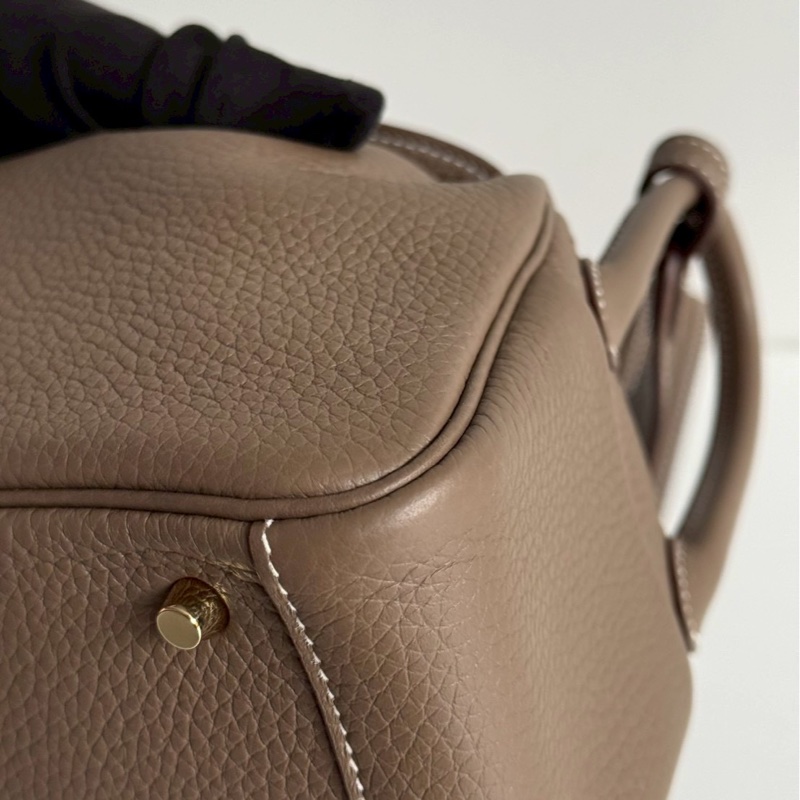 99新🆕 Hermès 愛馬仕 Mini Lindy 大象灰金釦一代-11