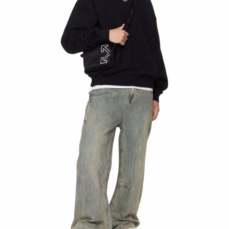 Off-White 男士 拉鍊單肩包均碼碼14cm*6cm*19cm-5