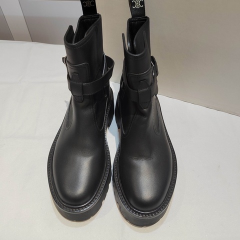Celine賽琳calfskin馬丁靴