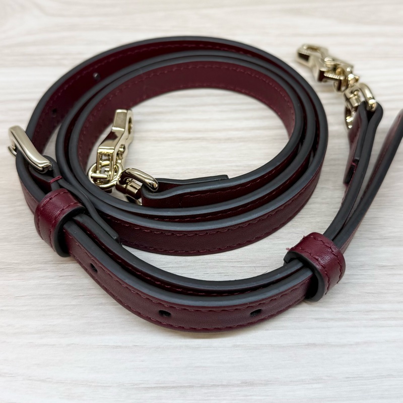 GUCCI安可拉紅牛皮淡金釦Horsebit 1955手提側背包815206-15