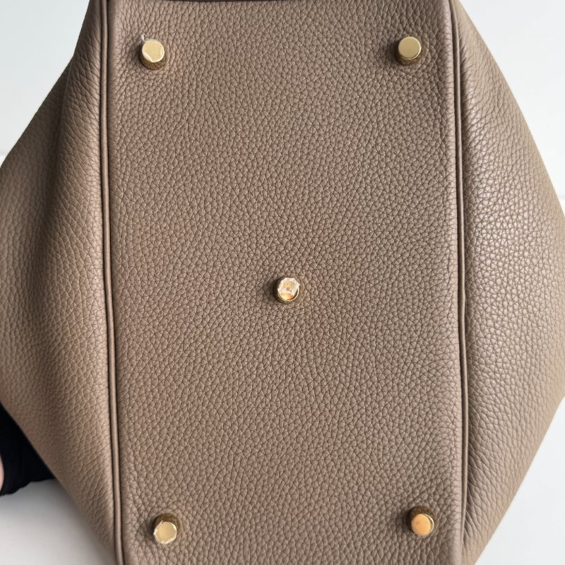 99新🆕 Hermès 愛馬仕 Lindy 30 大象灰金釦-14