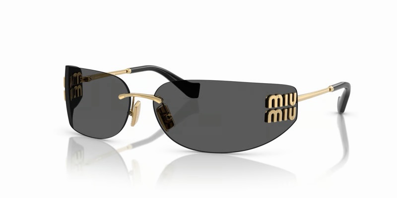 Miu Miu 女士 矩形太陽鏡75 均碼碼橋寬: 1.4cm; 鏡腿長: 11cm; 鏡片直徑: 7.5cm-1