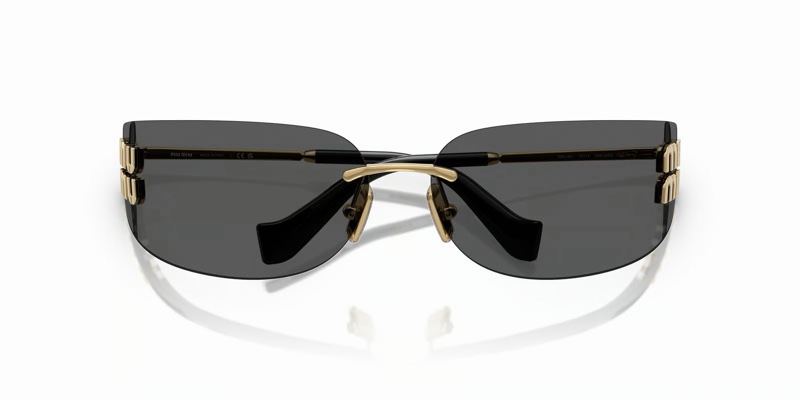 Miu Miu 女士 矩形太陽鏡75 均碼碼橋寬: 1.4cm; 鏡腿長: 11cm; 鏡片直徑: 7.5cm-2