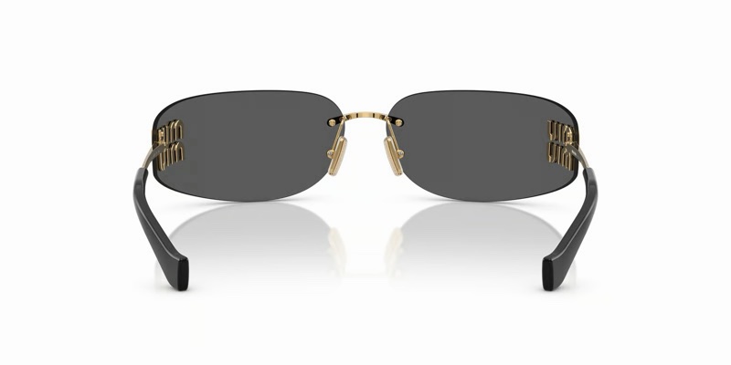 Miu Miu 女士 矩形太陽鏡75 均碼碼橋寬: 1.4cm; 鏡腿長: 11cm; 鏡片直徑: 7.5cm-3