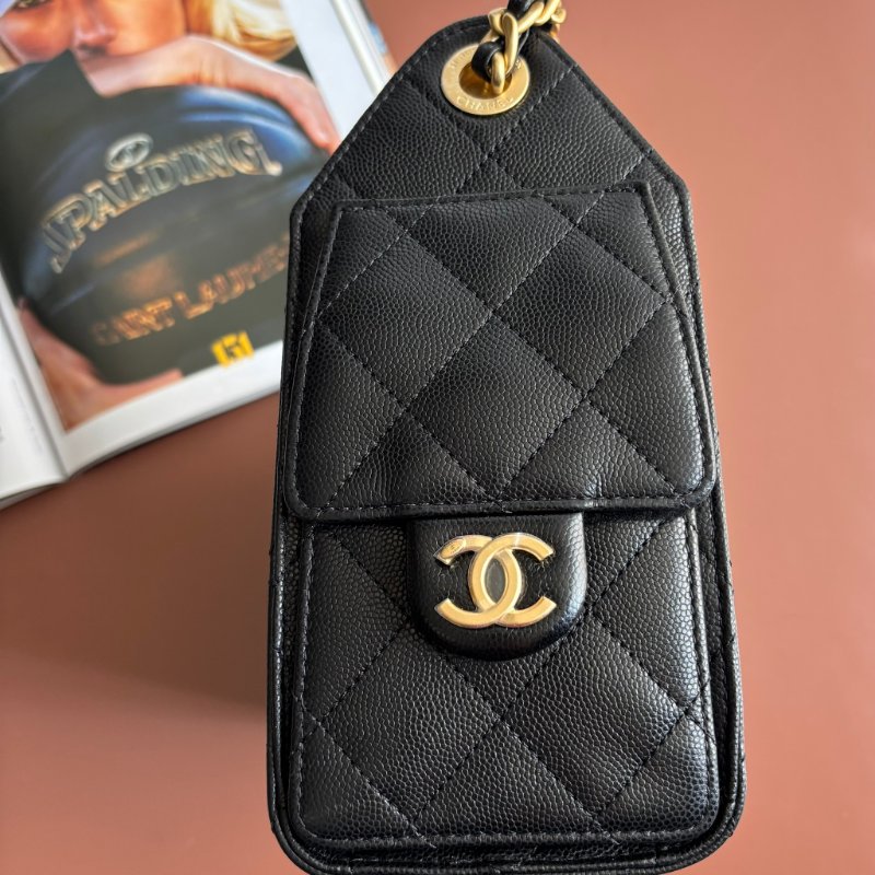 ::CHANEL:: 25 迷你包 AS5631 黑荔枝金釦25包 MINI HOBO 無附屬品 2025/26 Cruise-4