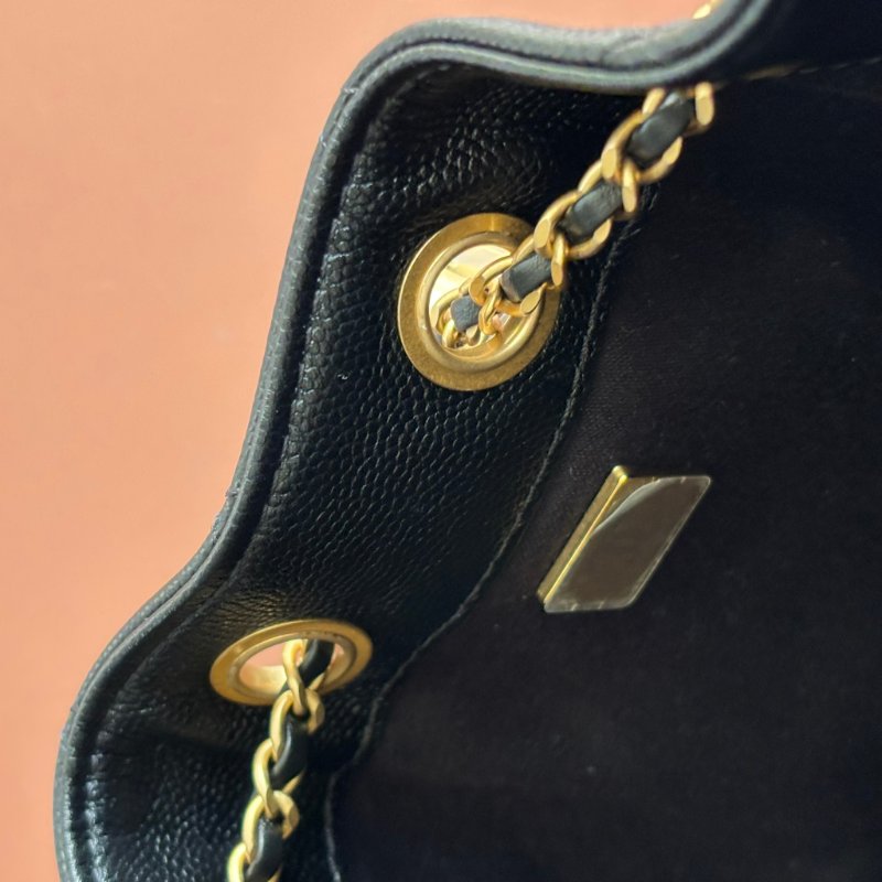 ::CHANEL:: 25 迷你包 AS5631 黑荔枝金釦25包 MINI HOBO 無附屬品 2025/26 Cruise-16