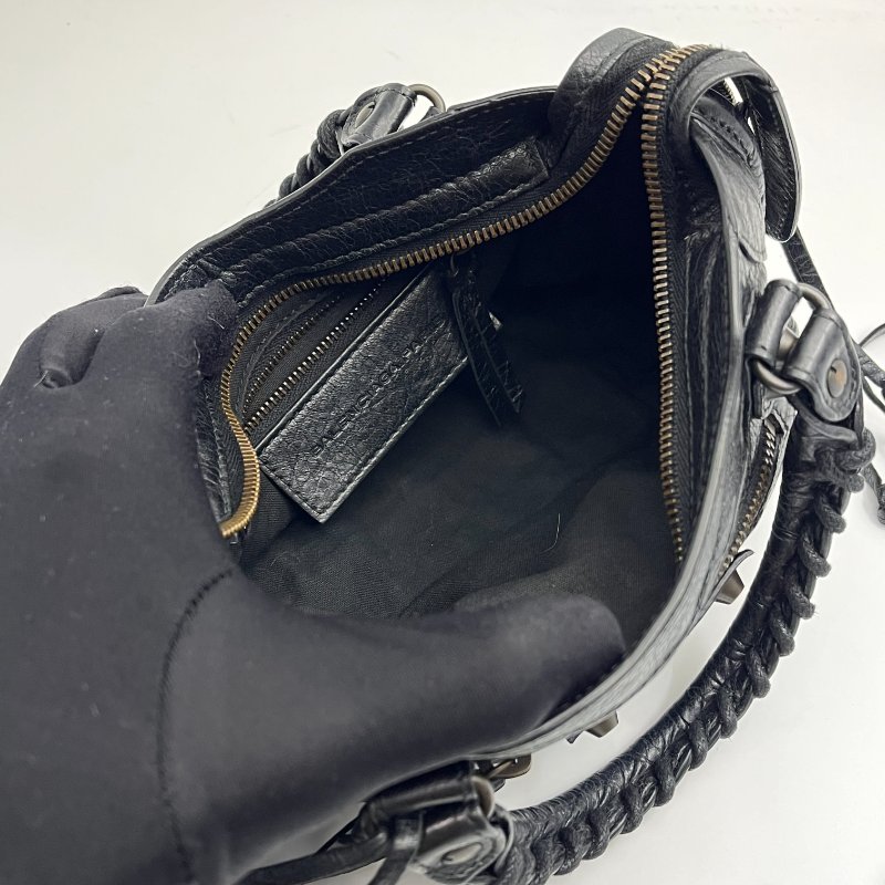 🏷Balenciaga 迷你機車包(黑銅)-8