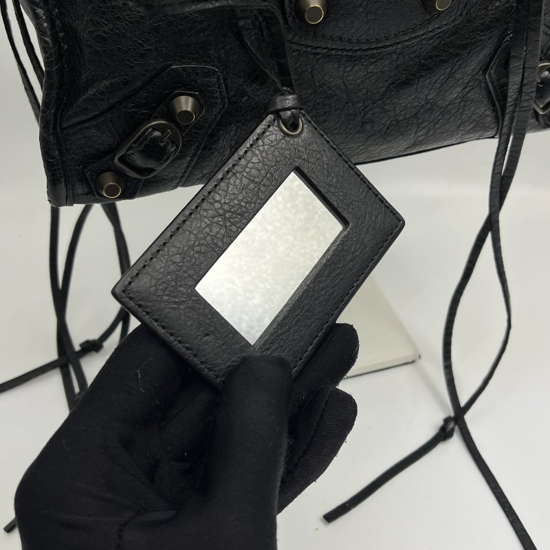 🏷Balenciaga 迷你機車包(黑銅)-10