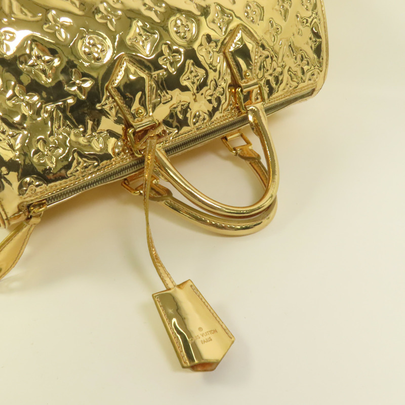 LOUIS VUITTON Monogram Miroir Speedy 35手挽袋-5