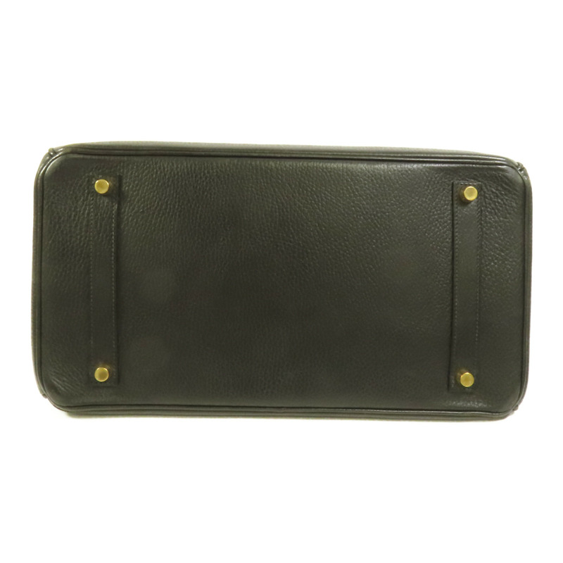 HERMES Togo皮革Birkin 35手挽袋Noir-3