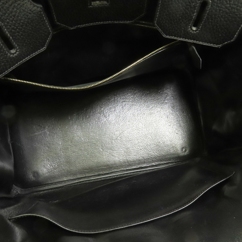 HERMES Togo皮革Birkin 35手挽袋Noir-4