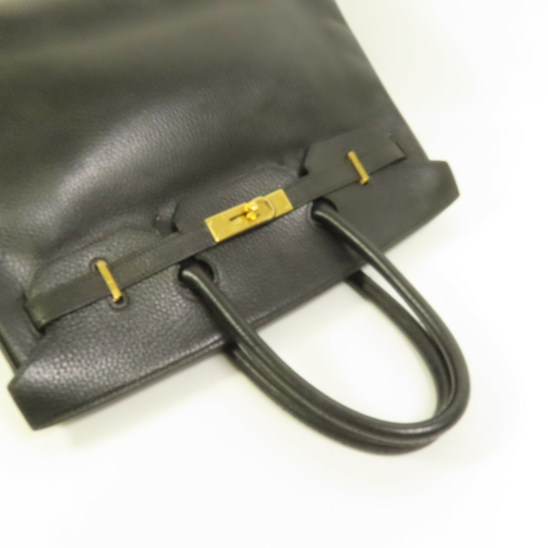 HERMES Togo皮革Birkin 35手挽袋Noir-5