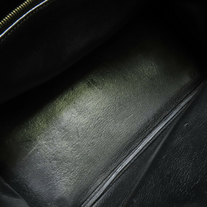 HERMES Togo皮革Birkin 35手挽袋Noir-15