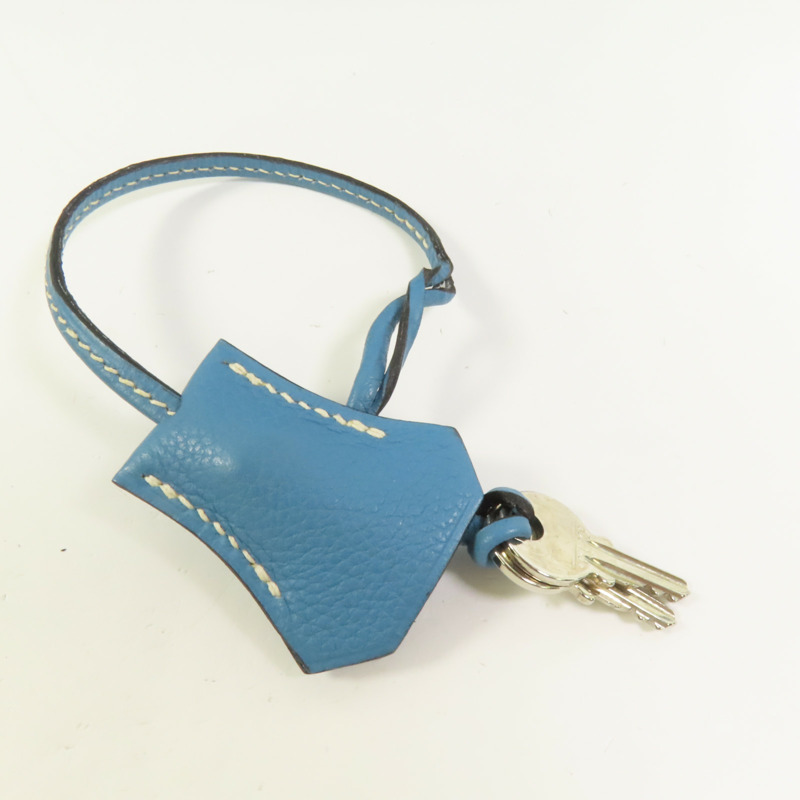 HERMES Togo皮革Kelly 32手挽肩背兩用袋Bleu Jean-6