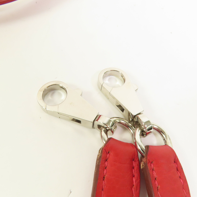 HERMES Togo皮革Kelly 32手挽肩背兩用袋Rouge de Coeur-6