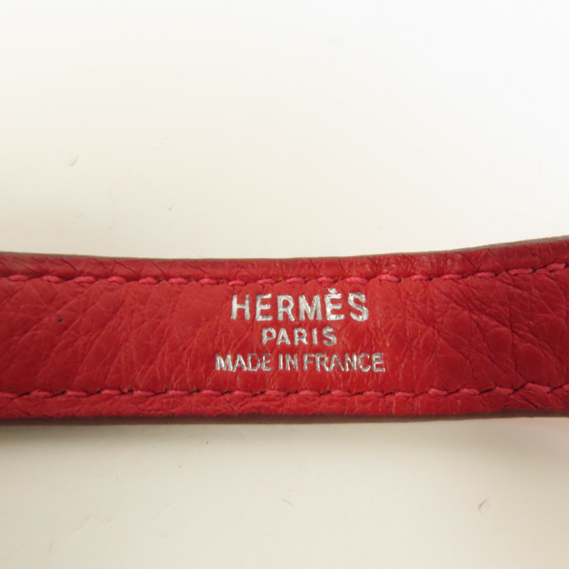HERMES Togo皮革Kelly 32手挽肩背兩用袋Rouge de Coeur-7