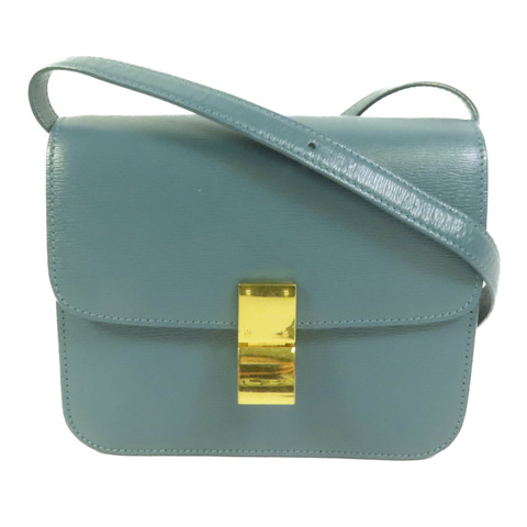 CELINE 牛皮皮革Teen Classic Box肩背袋