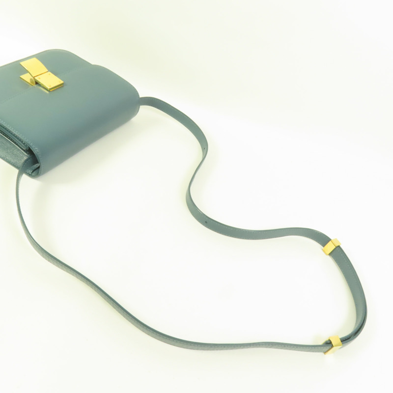 CELINE 牛皮皮革Teen Classic Box肩背袋-4