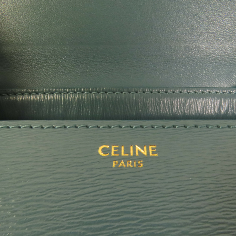 CELINE 牛皮皮革Teen Classic Box肩背袋-7