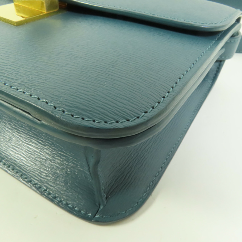 CELINE 牛皮皮革Teen Classic Box肩背袋-10